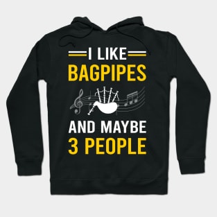 3 People Bagpipe Bagpipes Bagpiper Hoodie